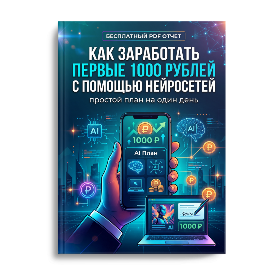 Как заработать первые 1000 рублей с помощью нейросетей