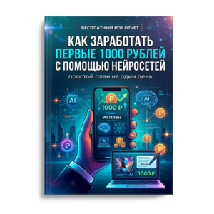 Как заработать первые 1000 рублей с помощью нейросетей